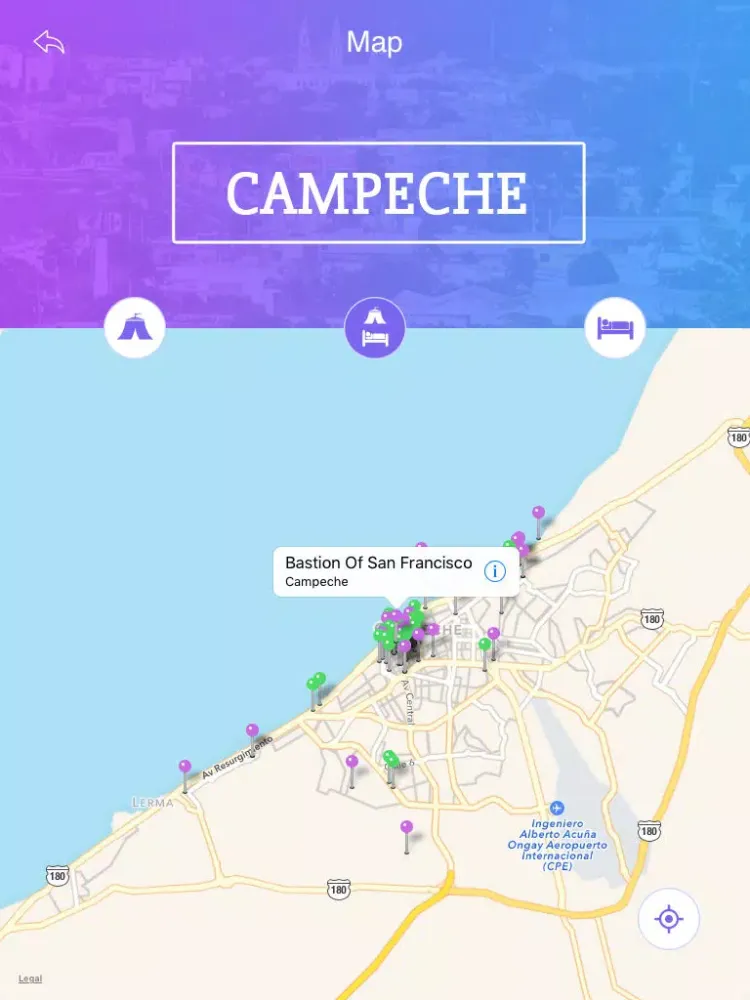 Screenshot di Campeche Travel Guide iPad 