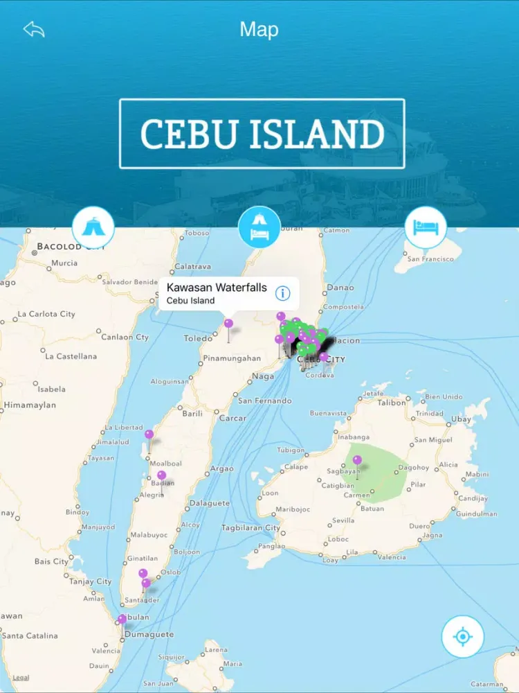 Zrzuty ekranu Cebu Island Tourist Guide iPad 