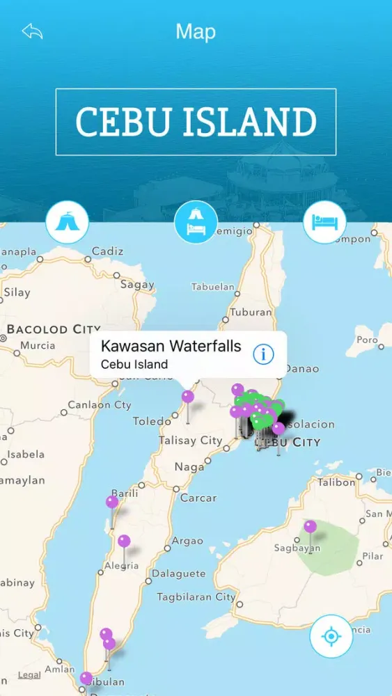 Zrzuty ekranu Cebu Island Tourist Guide