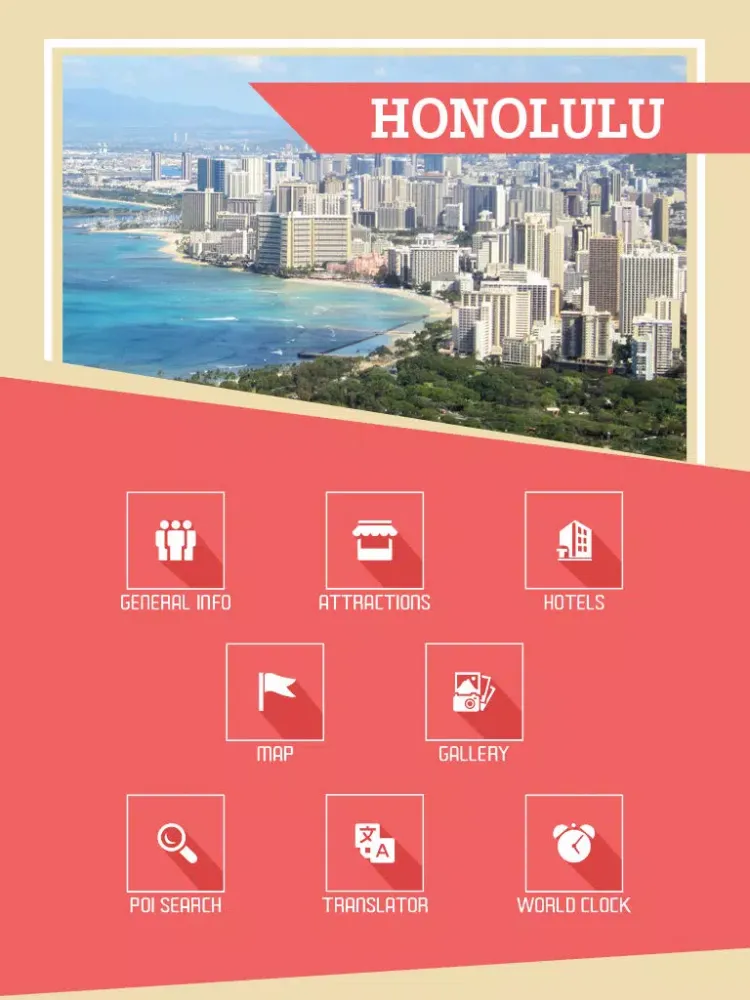 Honolulu City Guide iPad  Screenshots