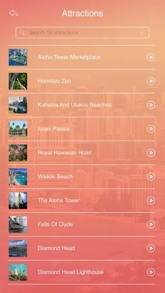 Honolulu City Guide Screenshots