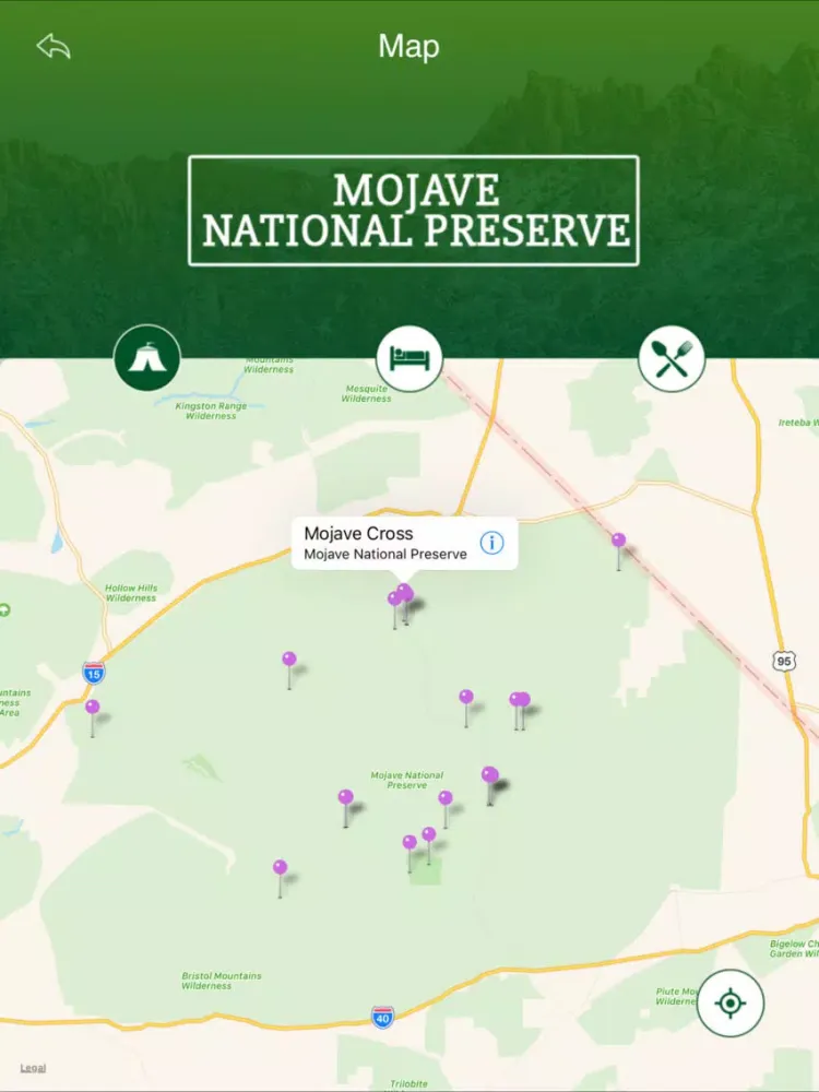 Captures d'écran de Mojave National Preserve Travel Guide iPad 