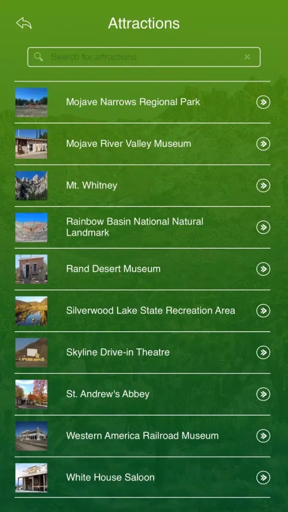 Captures d'écran de Mojave National Preserve Travel Guide