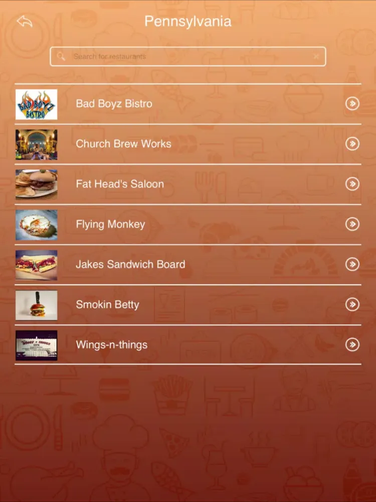 Capturas de pantalla de Best App for Outrageous Food iPad 