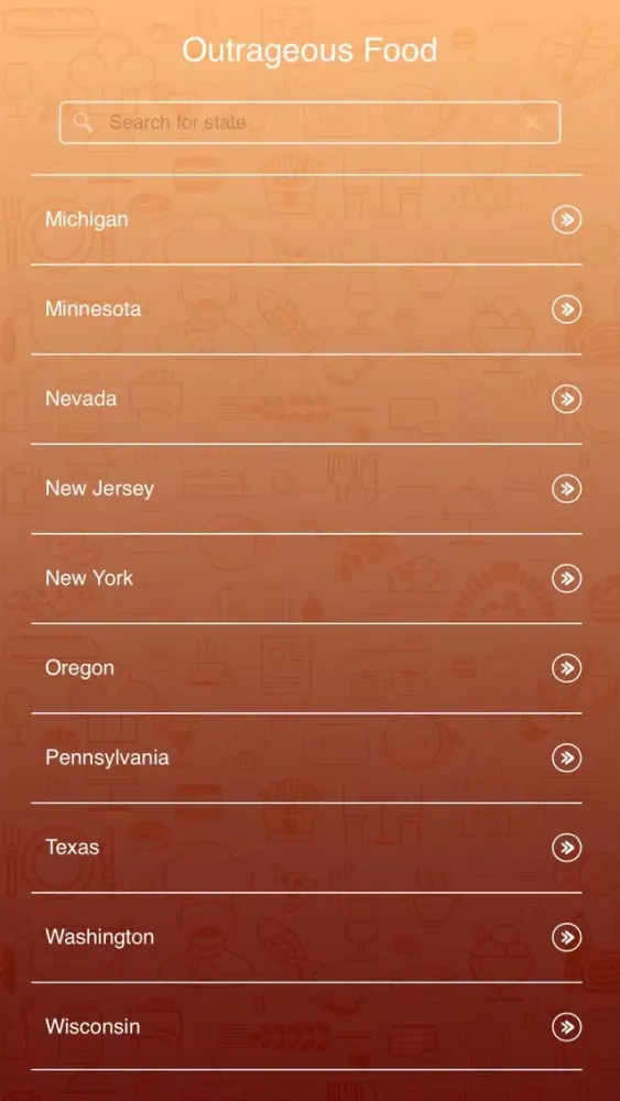 Capturas de pantalla de Best App for Outrageous Food