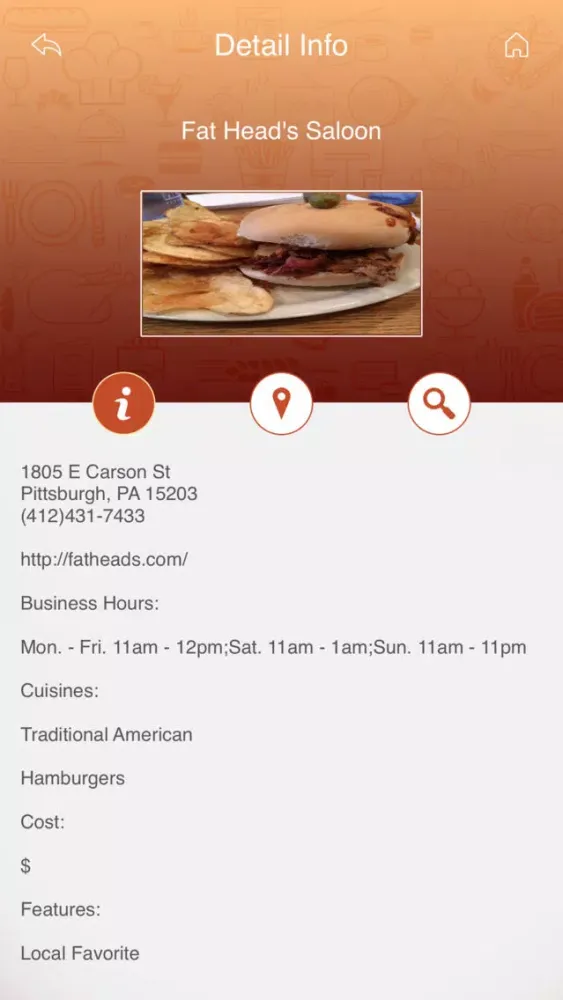 Capturas de pantalla de Best App for Outrageous Food