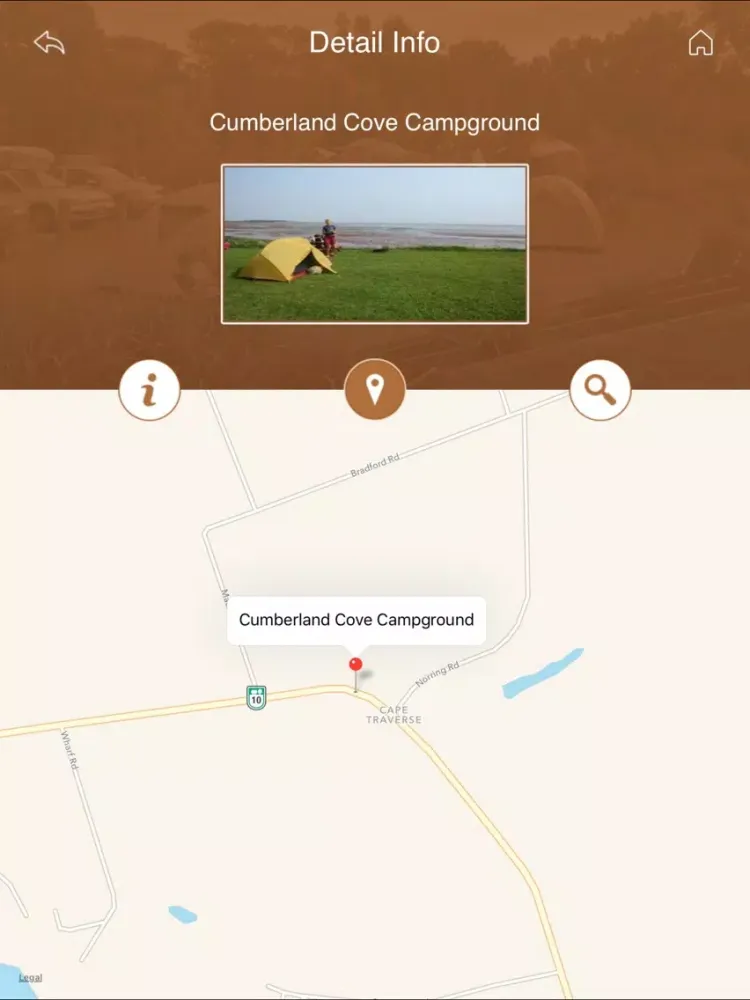 Prince Edward Island Camping Guide iPad  Screenshots