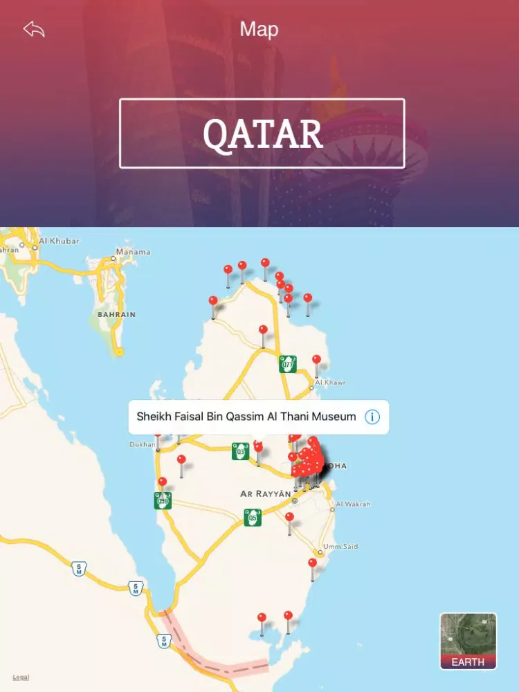 تصاویر Qatar Tourist Guide iPad 