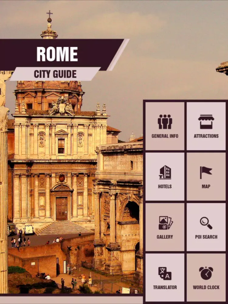 Tourism Rome iPad  Screenshots