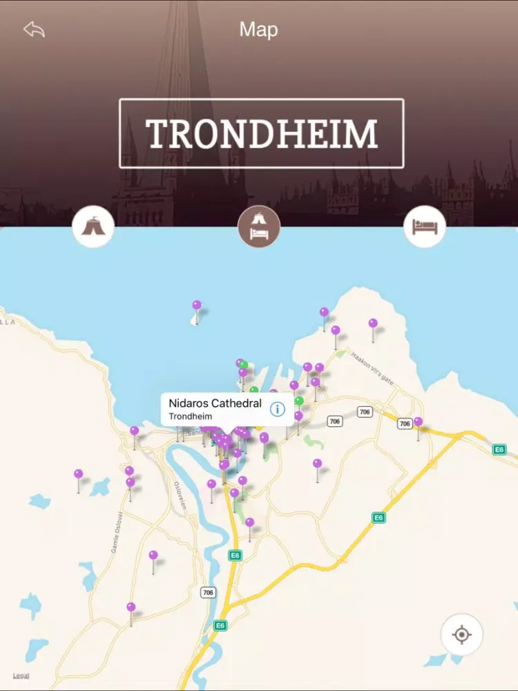 تصاویر Trondheim Tourism Guide iPad 
