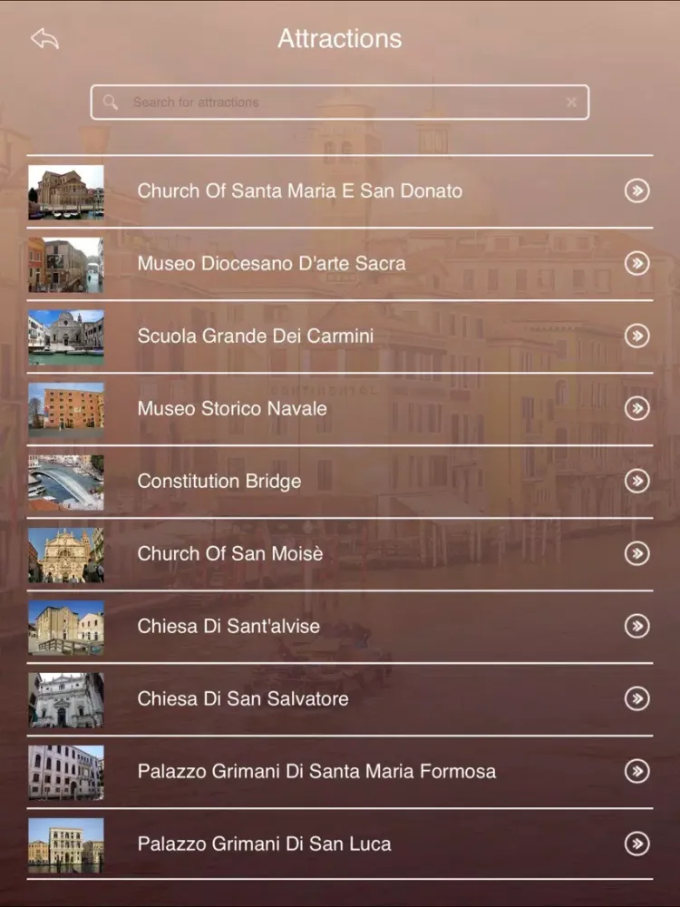 Tourism Venice iPad  Screenshots