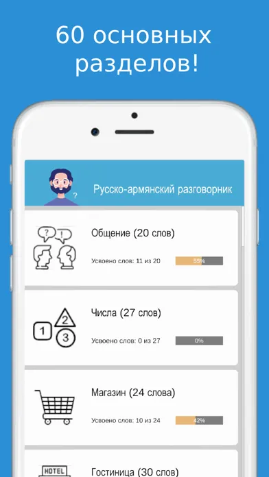 Zrzuty ekranu Русско-армянский разговорник