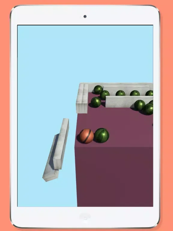 Tangkapan layar Crazy ball push iPad 