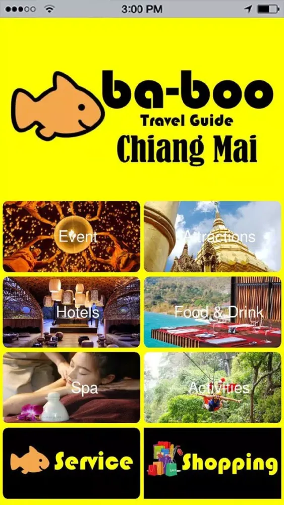 ba-boo Travel Guide Chiang Mai應用截圖