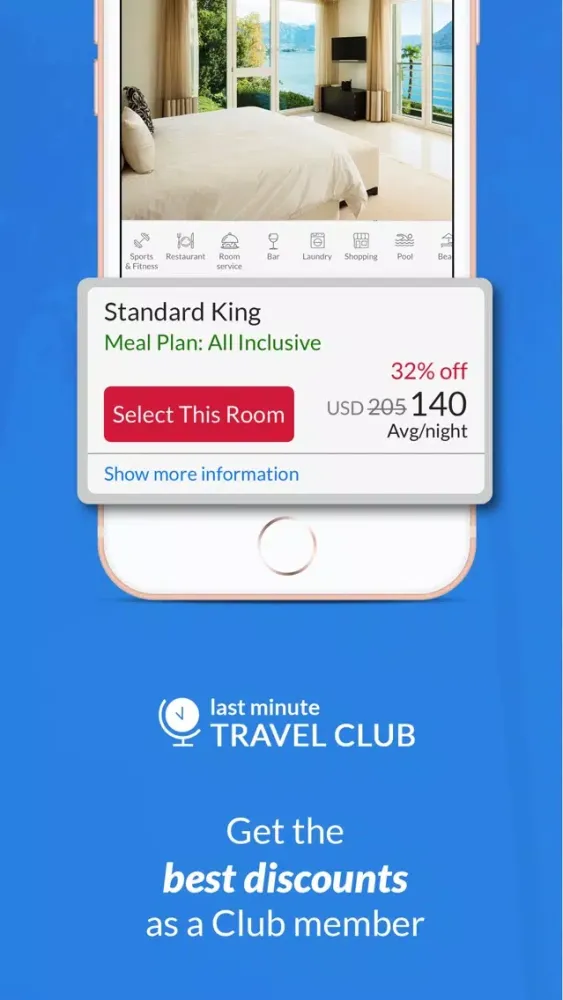 Zrzuty ekranu Last Minute Travel Deals