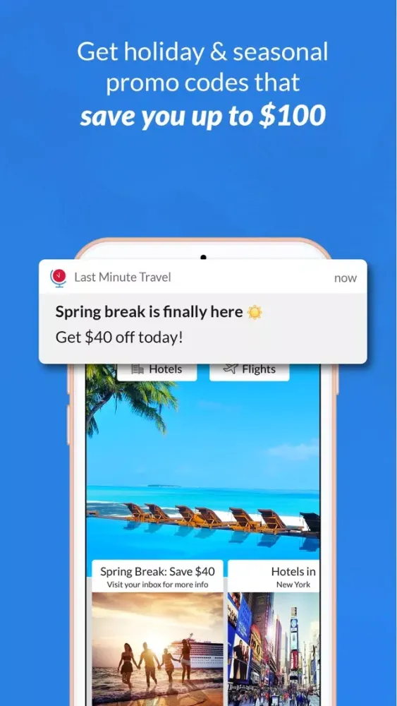 Zrzuty ekranu Last Minute Travel Deals