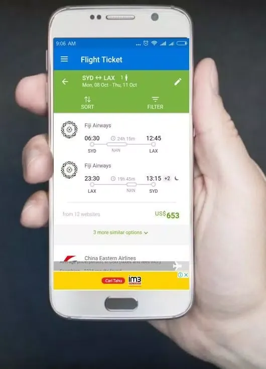 Travelight - Cheaps Flight & Hotel Deal 스크린샷