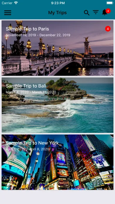Zrzuty ekranu Travel Managers New Zealand