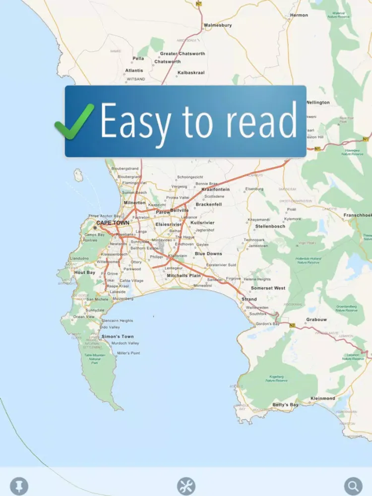 Captures d'écran de Capetown Travelmapp iPad 