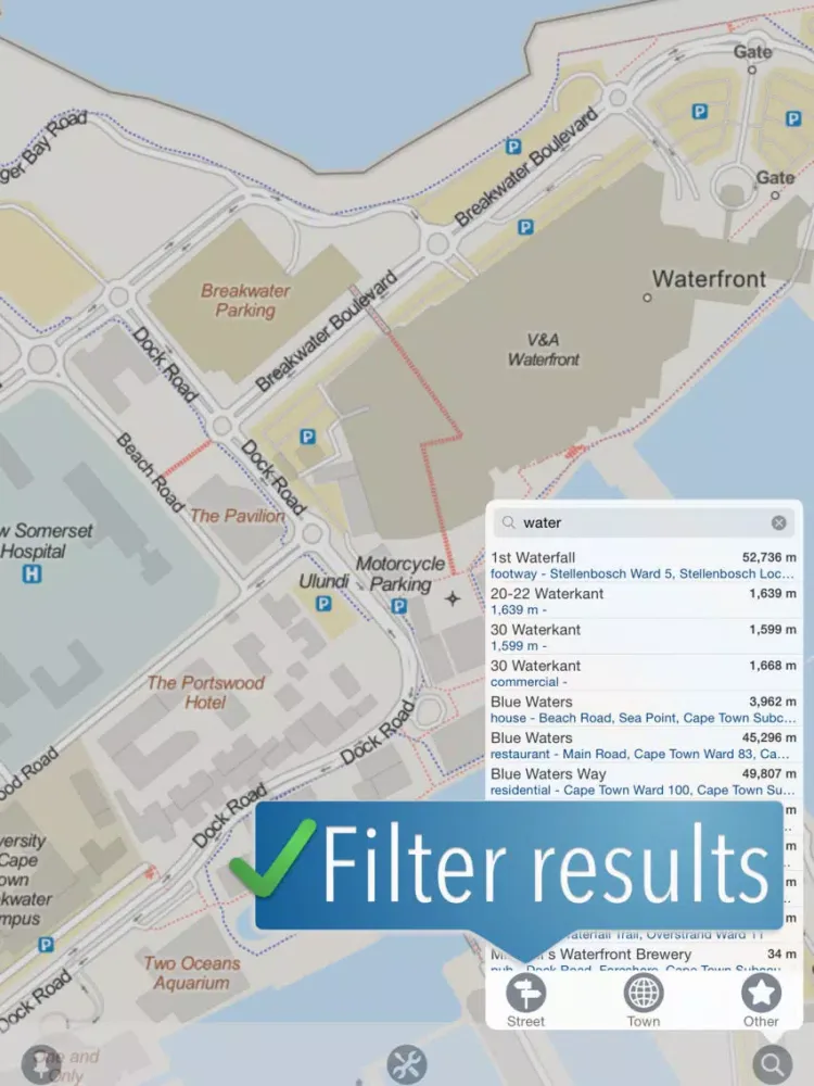 Captures d'écran de Capetown Travelmapp iPad 