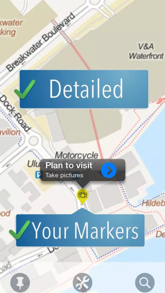 Captures d'écran de Capetown Travelmapp