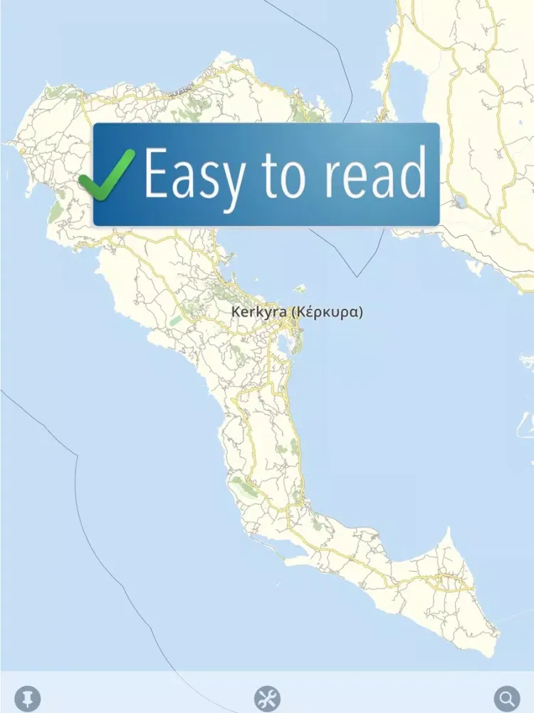 Capturas de pantalla de Corfu Travelmapp iPad 