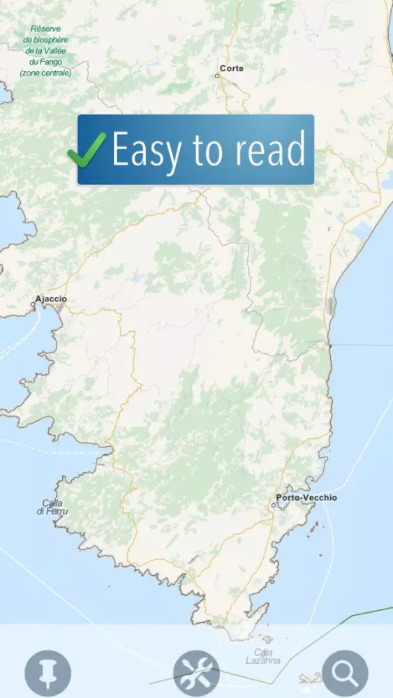 Скриншоты Corsica Travelmapp