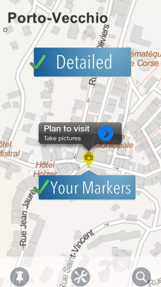 Скриншоты Corsica Travelmapp