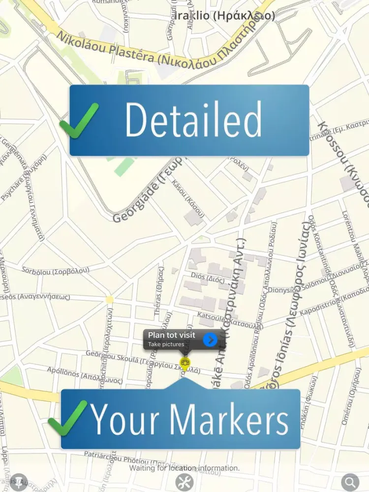 Crete Travelmapp iPad  スクリーンショット