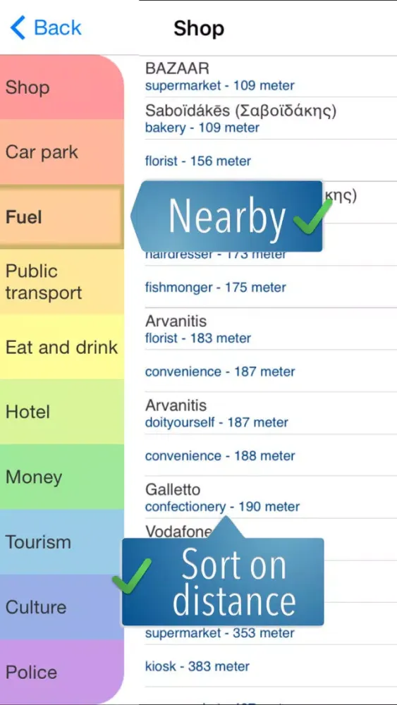 Crete Travelmapp スクリーンショット