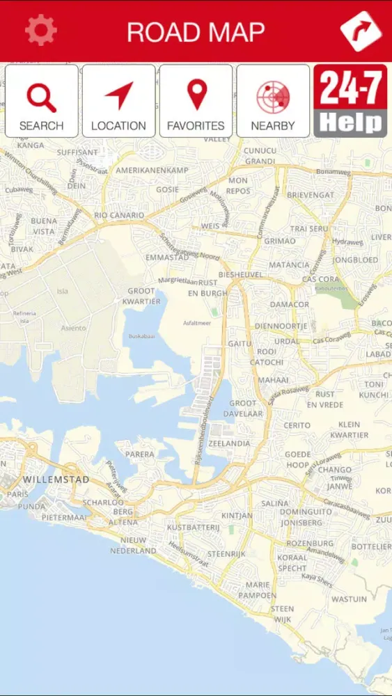 Tangkapan layar Curacao Roadmap