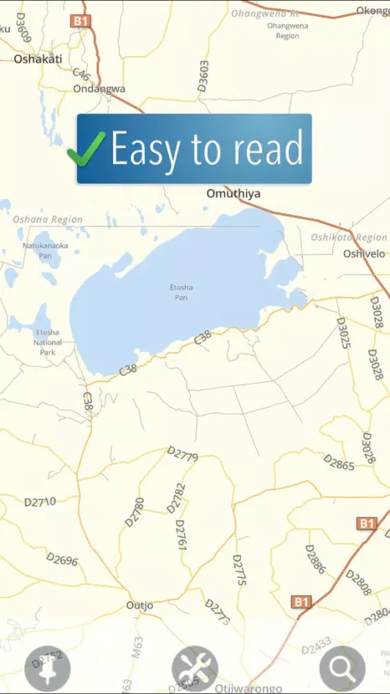 Скриншоты Etosha Travelmapp