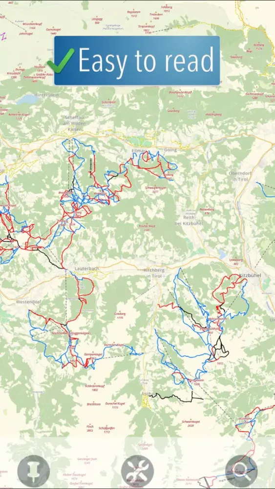 تصاویر Kitzbühel Ski Map