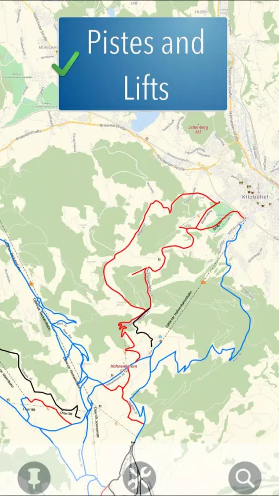 تصاویر Kitzbühel Ski Map