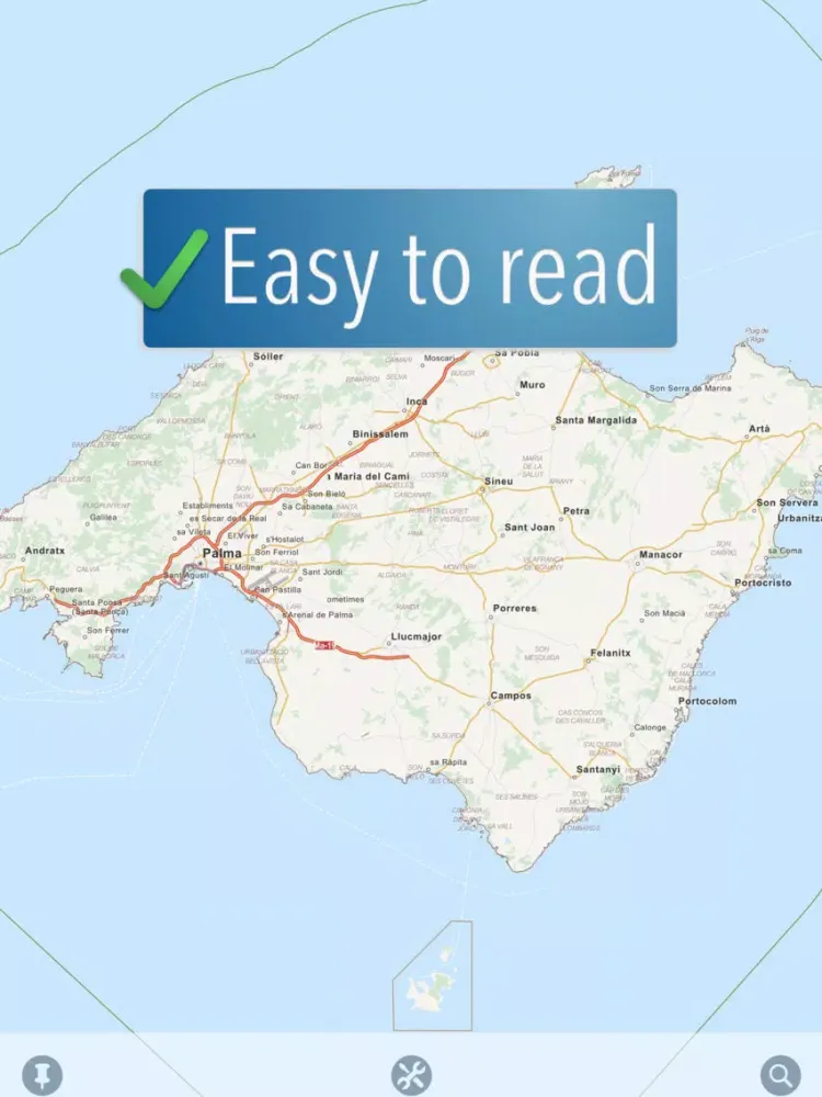 Majorca Travelmapp iPad 应用截图