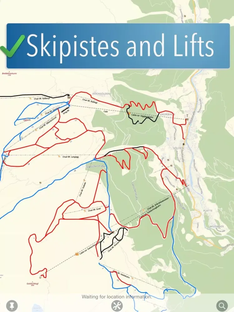 Capturas de pantalla de Ötztal (Sölden) Ski Map iPad 