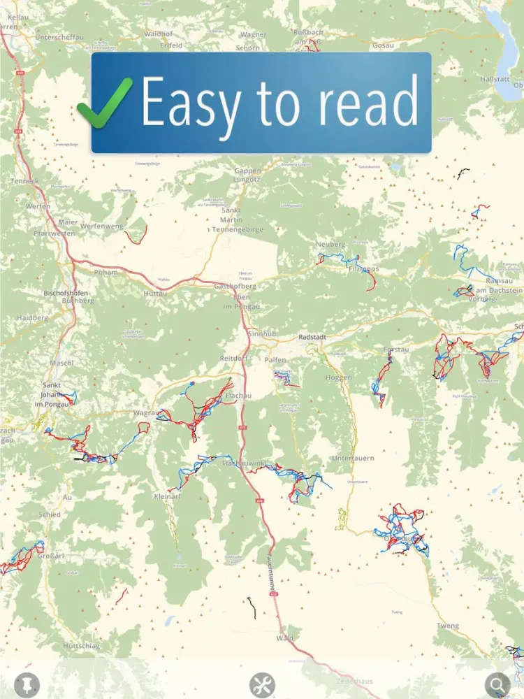 Zrzuty ekranu Ski Amadé Map iPad 