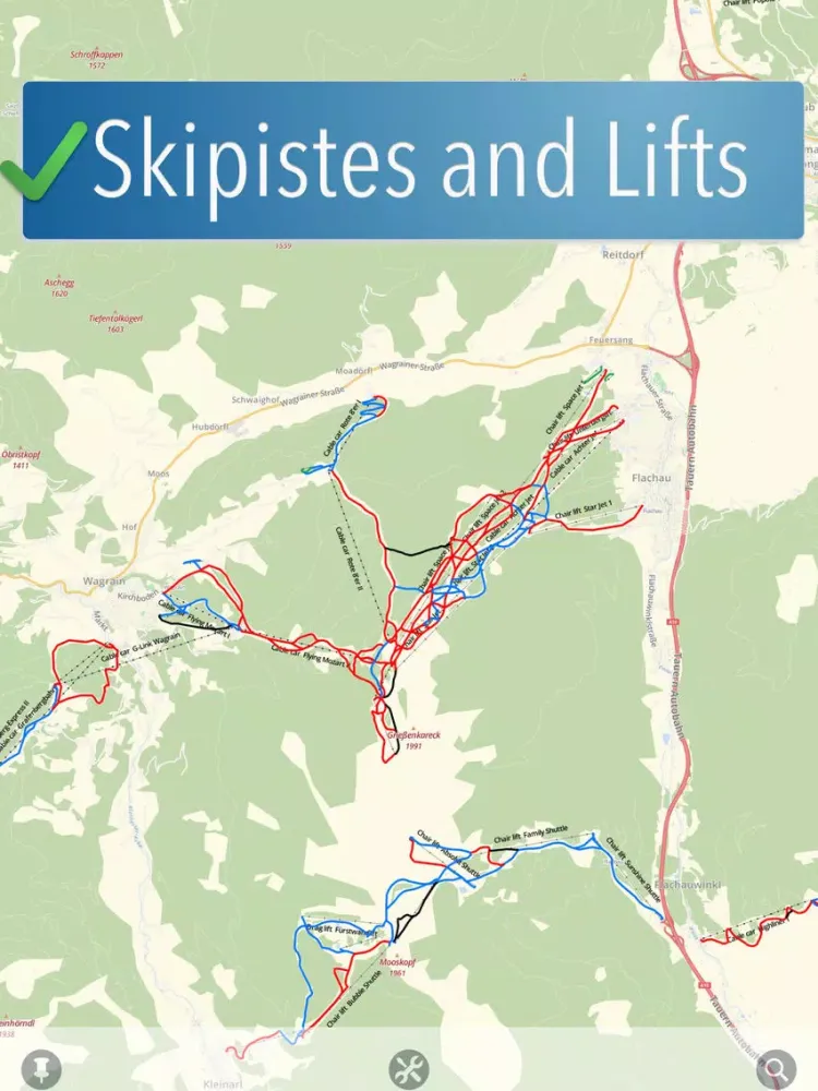 Zrzuty ekranu Ski Amadé Map iPad 