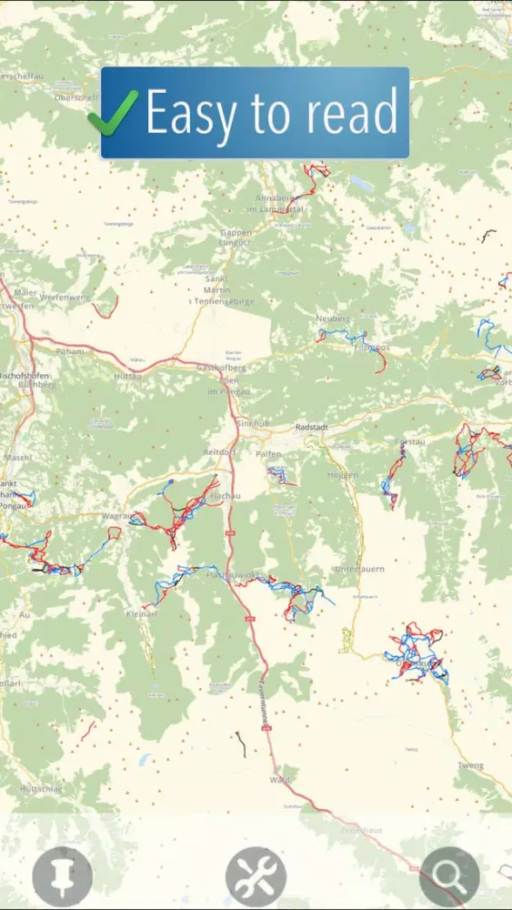 Zrzuty ekranu Ski Amadé Map