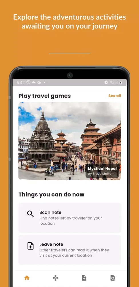 Screenshot di TravelMotto