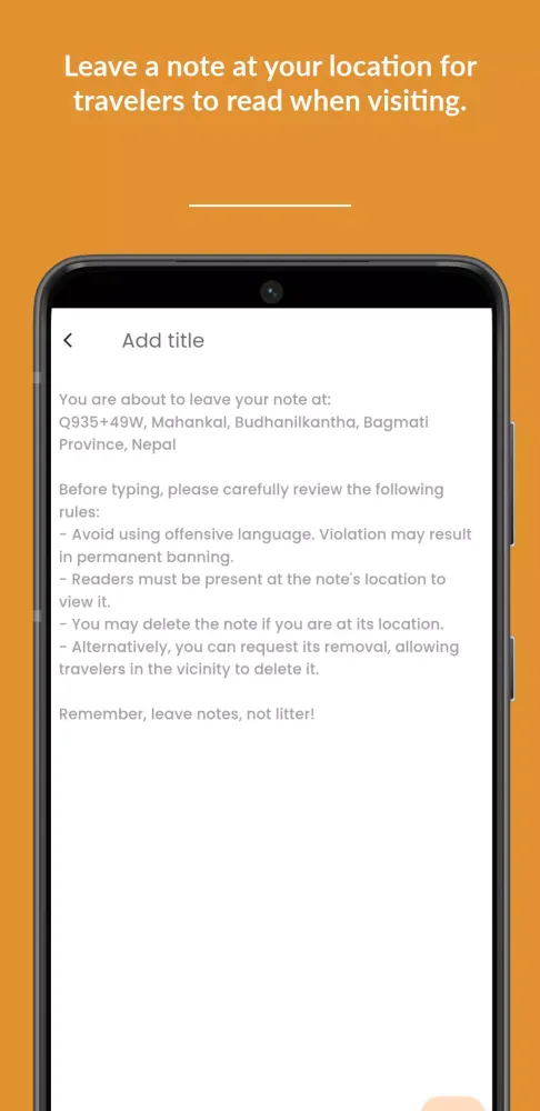 Screenshot di TravelMotto