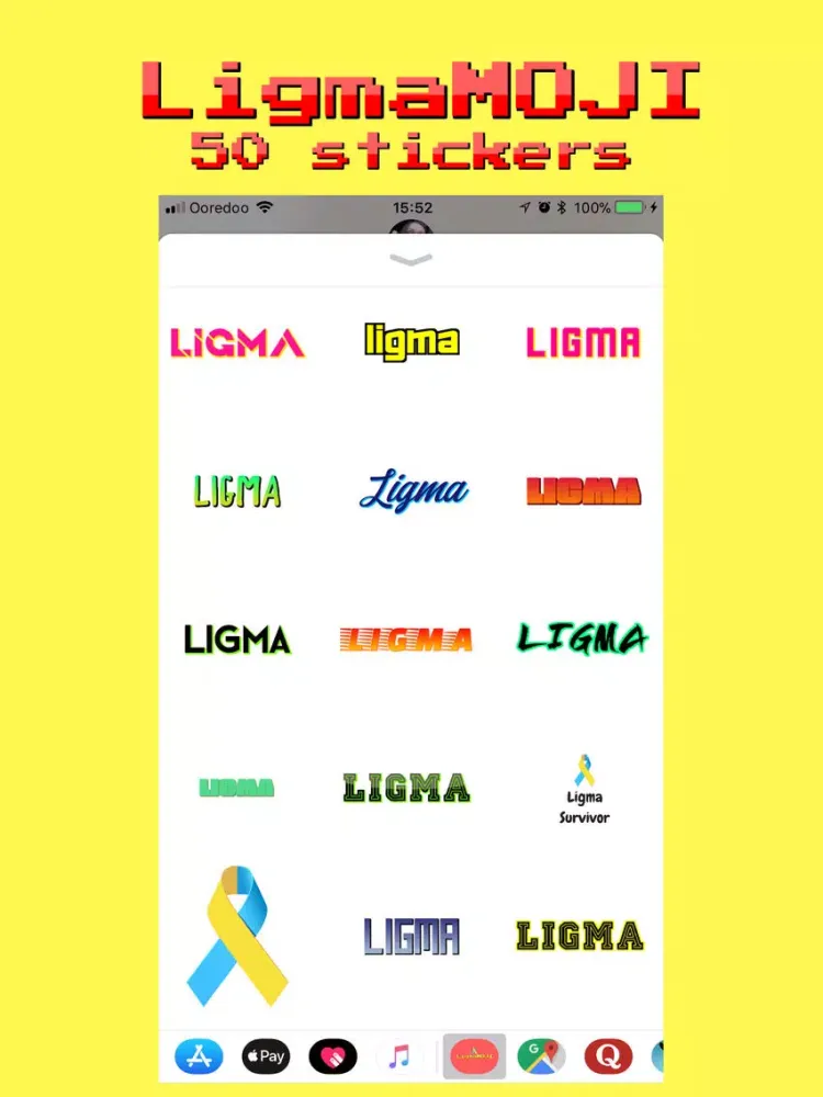 LigmaMOJI - Stickers for LIGMA iPad  Screenshots
