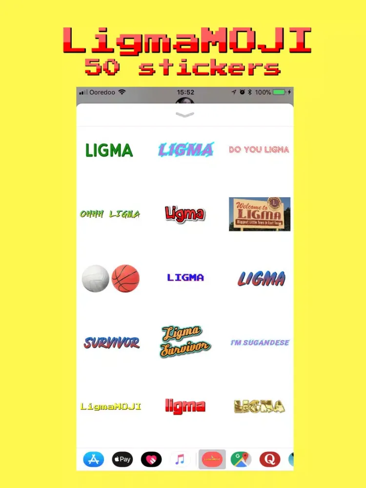 LigmaMOJI - Stickers for LIGMA iPad  Screenshots