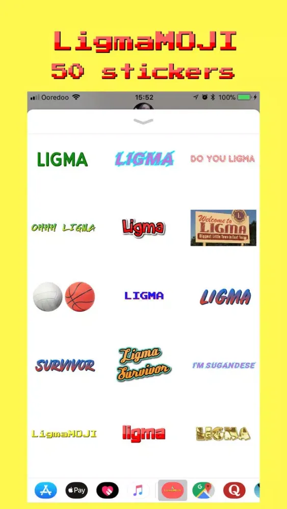 LigmaMOJI - Stickers for LIGMA Screenshots