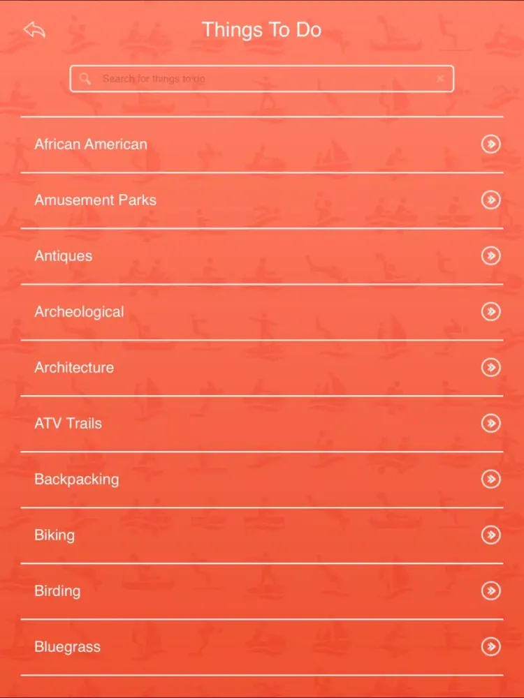 Capturas de pantalla de Arkansas Things To Do iPad 