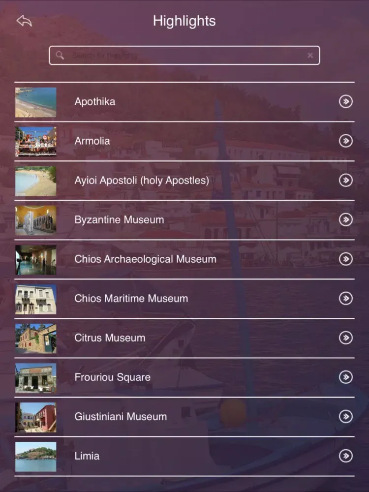 Скриншоты Chios Island Travel Guide iPad 