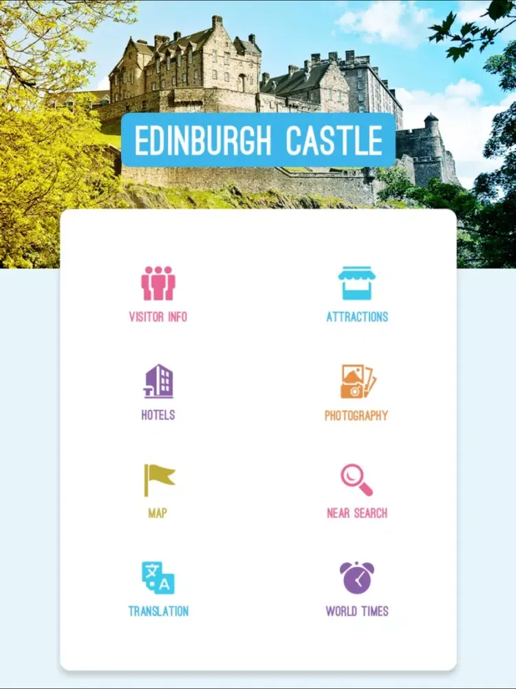 Edinburgh Castle iPad  स्क्रीनशॉट