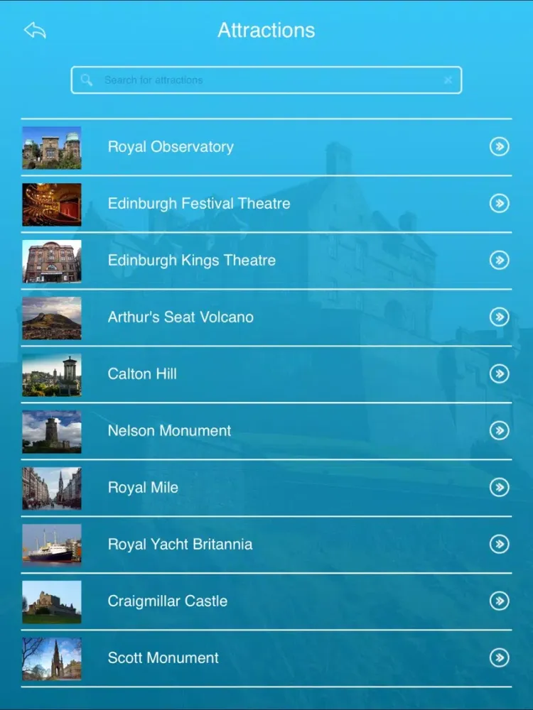 Edinburgh Castle iPad  स्क्रीनशॉट