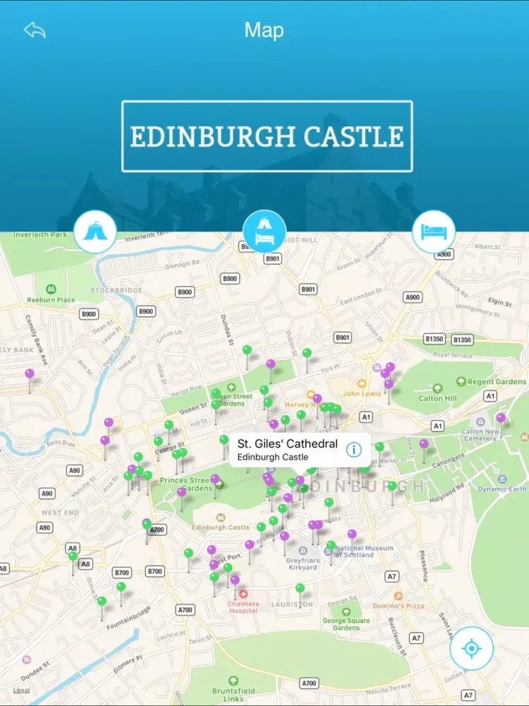 Edinburgh Castle iPad  स्क्रीनशॉट