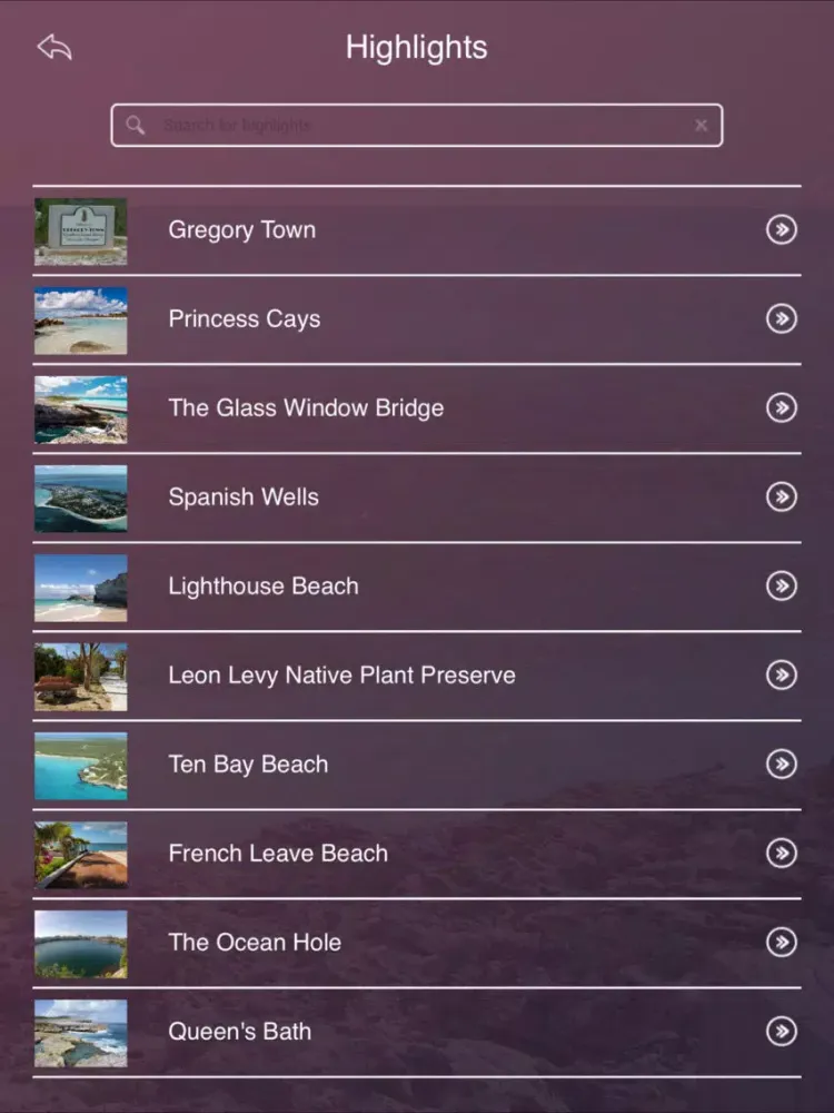 تصاویر Eleuthera Island Travel Guide iPad 